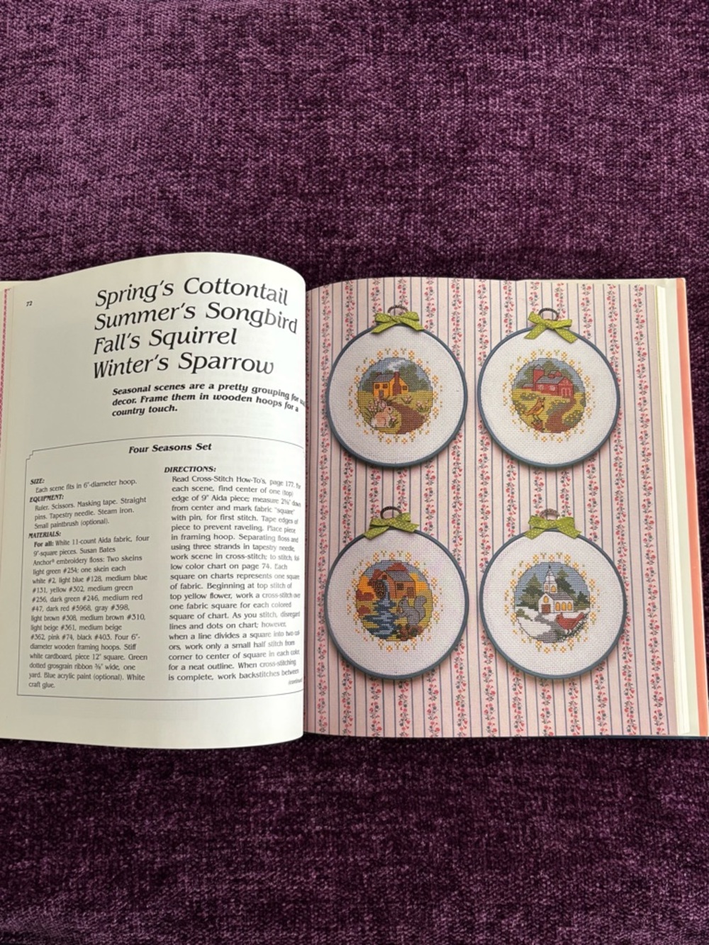 Cross-Stitch from a Country Garden Craft Book - Picture 5 of 9
